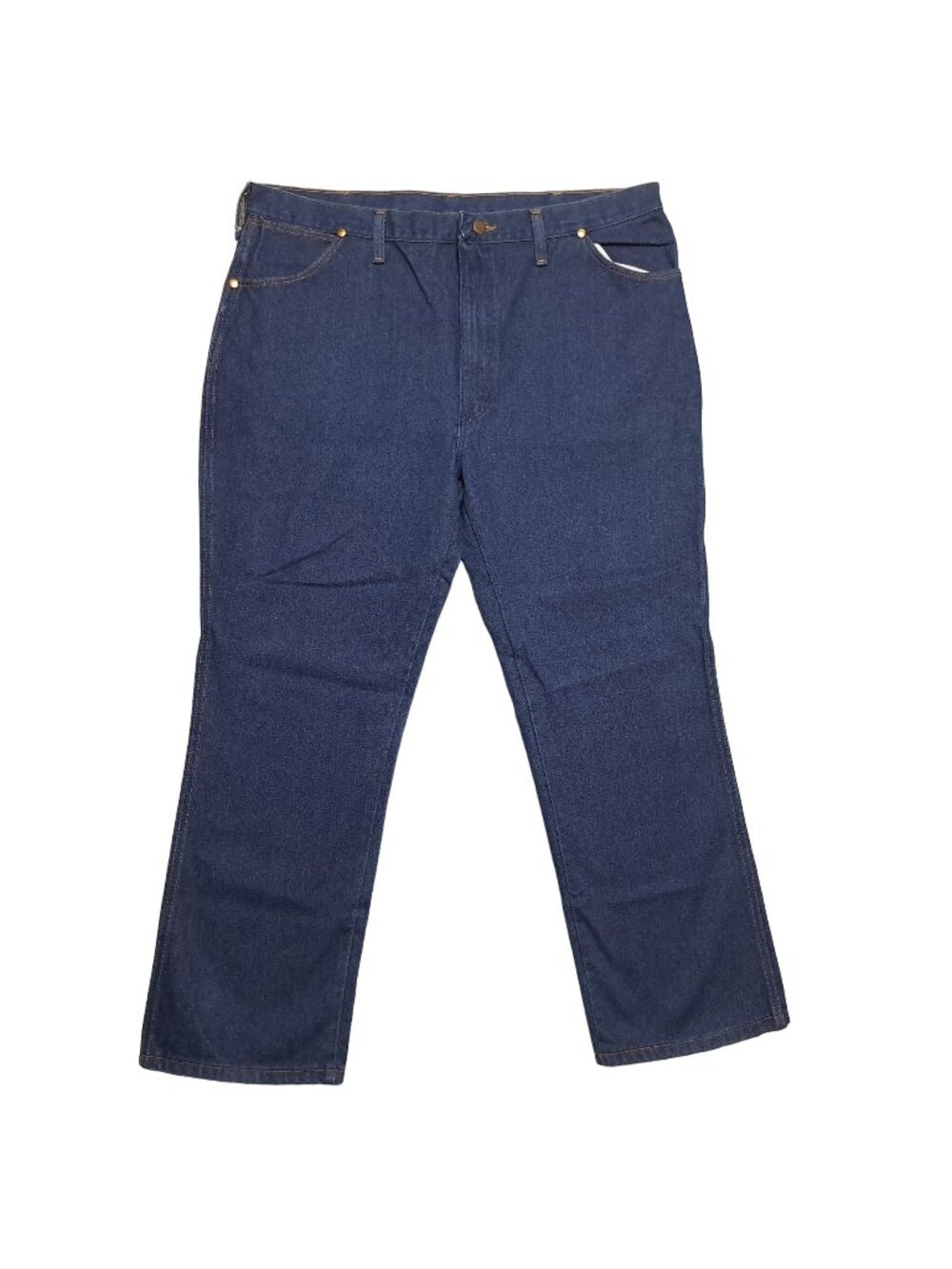 Wrangler 42x30 Regular Fit Vintage Style 912PW Blue Denim Jeans USA